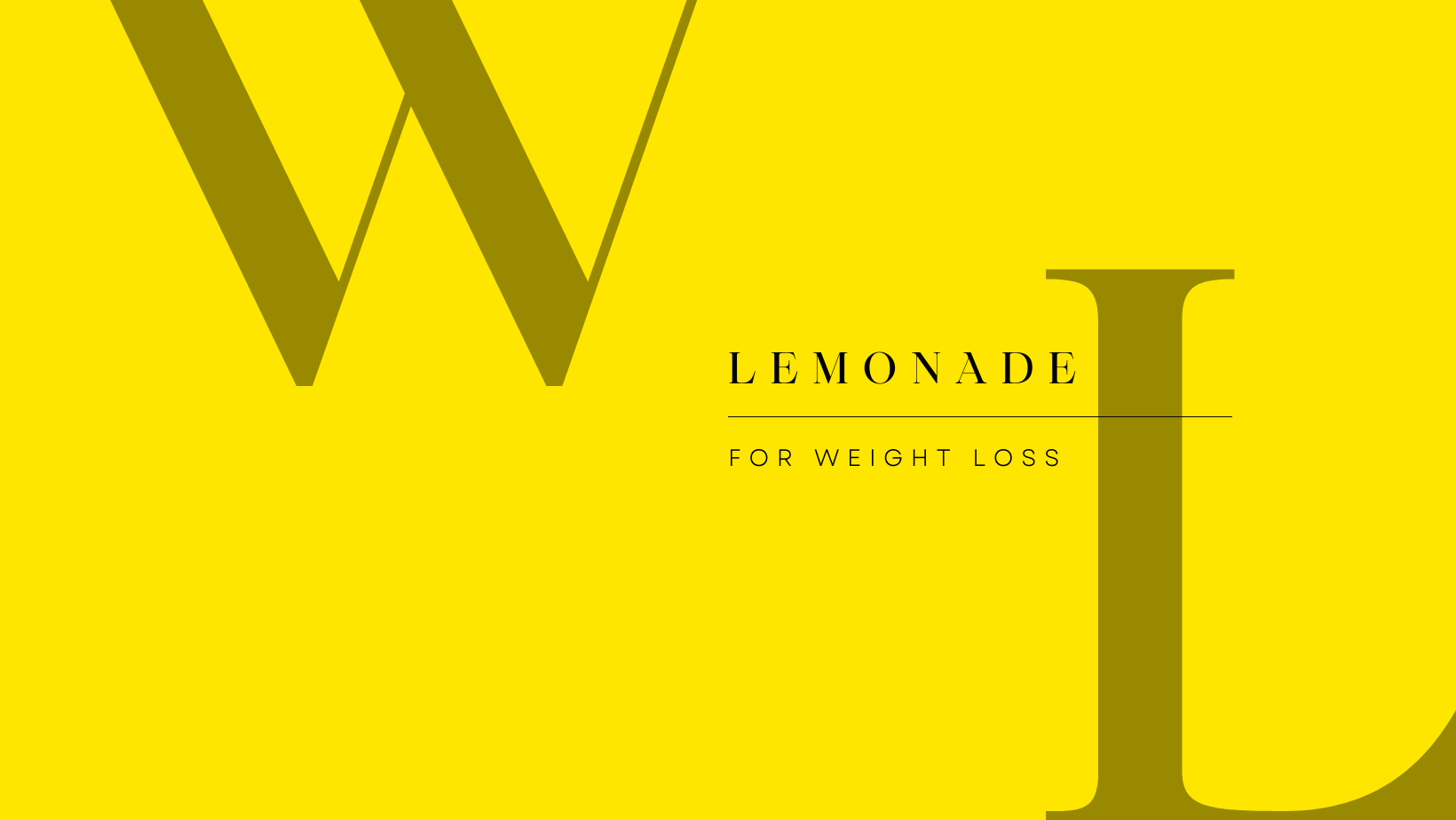 Lemonade for Weight Loss